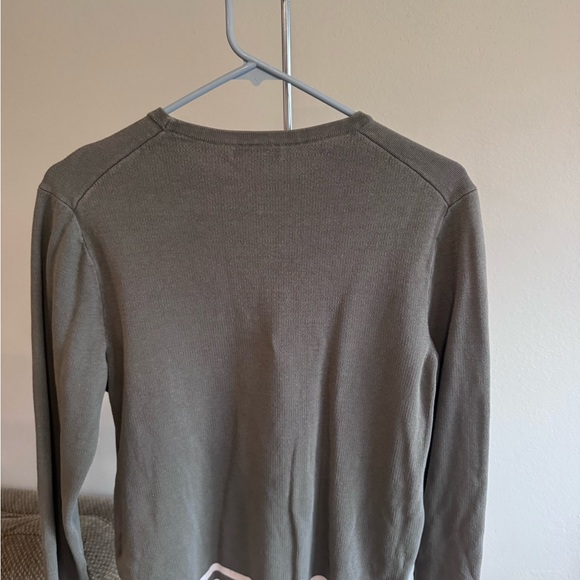 Reiss Khaki and Cream Knit Top - Picture 4 of 4